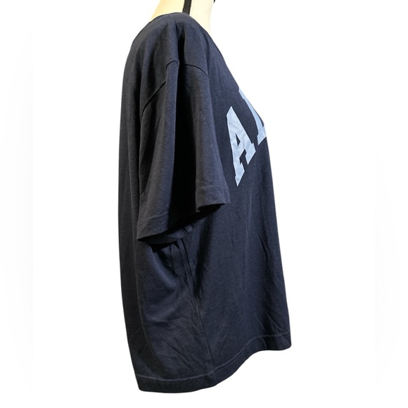 Adidas Women’s Dark Blue Logo Tee - Picture 4 of 5